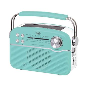 Radio Trevi RA 7F50 BT Analógica Bluetooth AM FM SW USB C Verde Monocromo