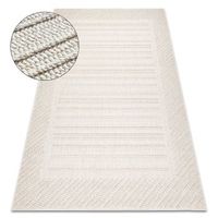 alfombra jersey 19261 crema - marco estructural lazo boho 140x190 cm