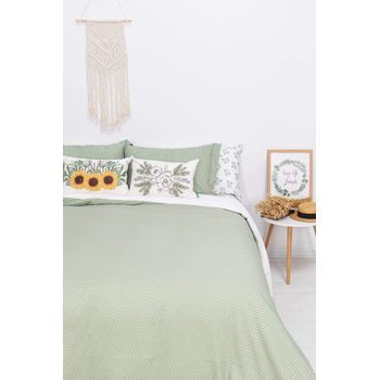 Funda Nórdica Topos Verdes -  Cama180 (270x270)