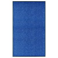 felpudo lavable azul 90x150 cm vidaxl