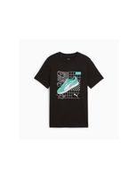 camiseta puma graphics iv b nino negro