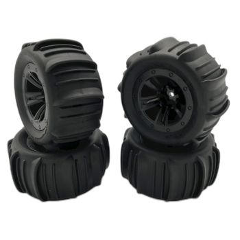 4PCS neumáticos desérticos mejorados para coches RC 1/12 1/14 1/16 MJX 16208 16209 16210 14209 14210 WLtoys 144001 14400