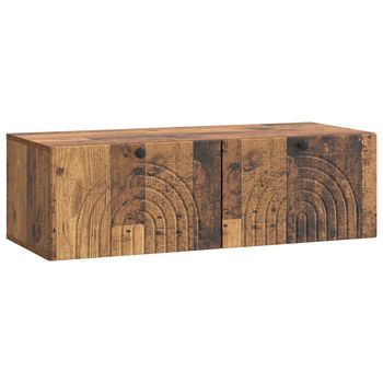Mueble Para Tv De Pared Madera Envejecida 99 X 41 X 30 Cm Vidaxl