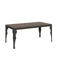 mesa extensible 90x180440 cm paxon evolution nogal estructura antracita