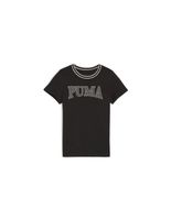 camiseta puma quad g negro infantil