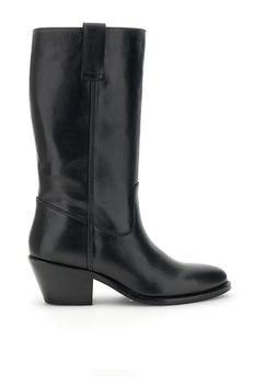 botas de piel black 37