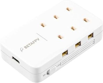 Cargador de batería de 6 puertos 1S 5-12V de entrada tipo C 1A para batería Lipo 1S BT2.0 PH2.0