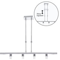 armazon para lampara de techo sydney 4xe14 l75xan12xalregcm cromo