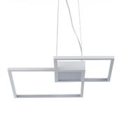 lampara de arana de metal blanco cm l54 p54 h8