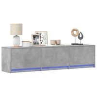 mueble de tv  mueble de salon  gabinete de tv hormigon 165 x 34 x 40 cm madera de ingenieria