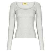 jjxx camiseta manga larga jxstar ls u neck top para mujer
