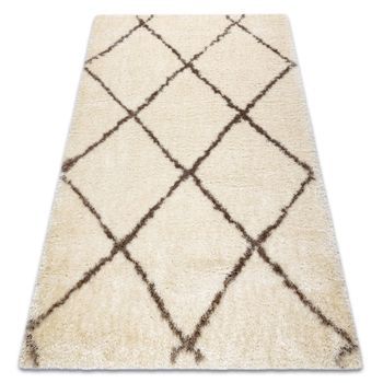 Alfombra Fluffy 2373 Shaggy Conducción - Crema / Beige 180x270 Cm