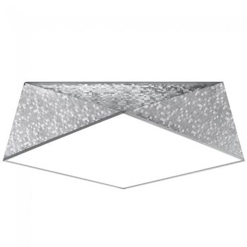Plafón de techo hexa (plata)