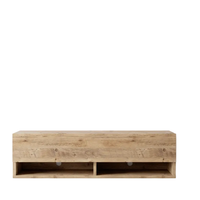 mueble de tv en madera 100x31x295 cm elegante y funcional