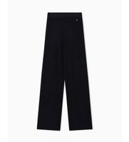 ax armani exchange para mujer xw001878af11957mc005 pantalon ancho de hilo de lurex negro xs casual viscosa