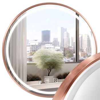 Espejo Led P11397 Mmj Brush Copper 80cm