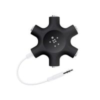 divisor de audio belkin f8z274bt 5x 35 mm verde y blanco