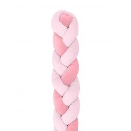 Protector trenzado 210cm 3 trenzas (20cm) Rosa