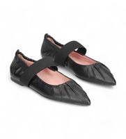 pretty ballerinas para mujer 51644 bailarinas ella negro 36 piel plano 1 a 3cm ninguno casual