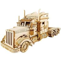puzzle 3d madera  camion pesado