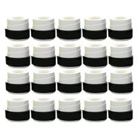 20 overgrips liso de color blanco para raquetas de tenis padel badminton tenis de mesa