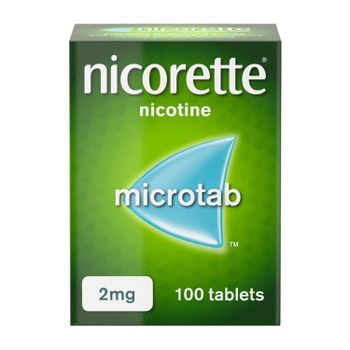 Nicorette 2mg Microtab - 100 Tablets