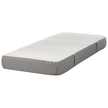 Colchón De Látex Medio Con Funda Extraíble De Poliéster Con Cremallera Blanco 90 X 200 Cm Fantasy