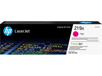 Tóner- HP 219X de alta capacidad Laserjet, Aproximadamente 3200 páginas, Planet Partners, Magenta, W2193X