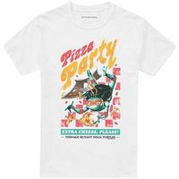 tmnt camiseta pizza party para mujer