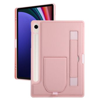 Funda Protectora Antigolpes de TPU para Tablet Samsung Galaxy Tab S9FE S10 de 11 Pulgadas con Soporte y Correa para la Muñeca