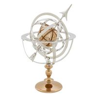 globo armilar nell h 59 cm plateado - atmosphera createur dinterieur