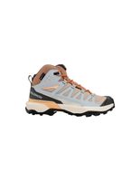 botas de montana salomon x ultra 360 mid gtx oxford tanpearl azul mujer
