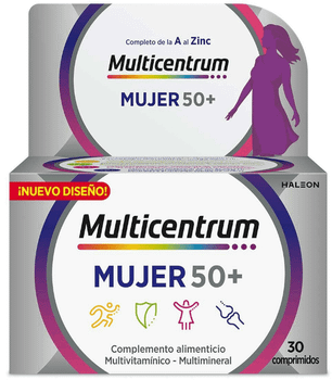 Multicentrum 50+ Mujer Vitaminas 30 Comprimidos