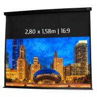 kimex pantalla de proyeccion electrica 280x158m formato 169 negra