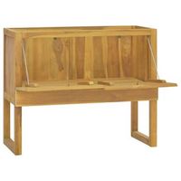 armario de bano  mueble bano madera maciza de teca 90x45x75 cm