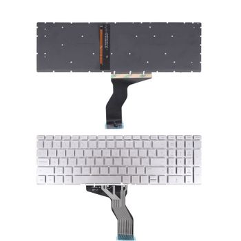 Teclado Para Portátil Hp Pavilion 15-bs Retroiluminado Plata