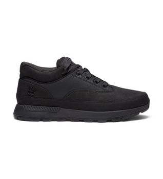 Timberland para hombre. TB0A5PWKW051 Zapatillas de Piel Euro Grid Mid negro (45), Plano, Nobuck, Cordones, Casual