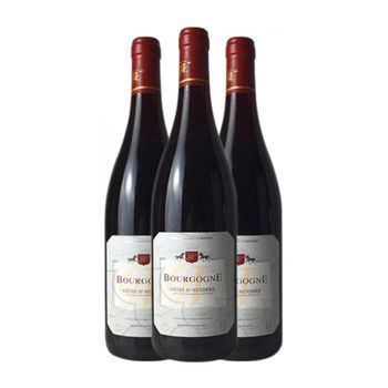 Verret Vino Tinto Côtes D'auxerre Bourgogne Crianza 75 Cl 12.5% Vol. (pack De 3 Unidades)