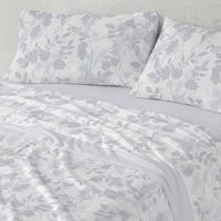 juego de sabanas coralina botanico 90 x 190200 cm - azul - burrito blanco