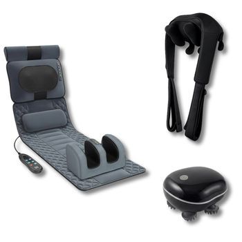 Cofre Masaje Premium Colchoneta Shiatsu - Bodylife Premiumrelax Pro Blanco