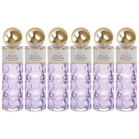 pack de 6 eau de parfum mujer saphir black femme 200ml