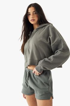 Pantalón Corto Deportivo Deportivo Con Bordado Dsgn Studio, Gris