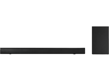 Barra de sonido - Panasonic HTB150, Bluetooth, 100 W, 2.1 Canales, Subwoofer Inalámbrico, Negro
