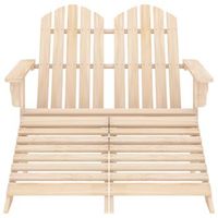 silla adirondack de jardin  silla de exterior  sillon 2 plazas madera de abeto