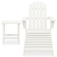 silla con otomana y mesa jardin  silla de exterior  sillon adirondack macizo abeto blanco