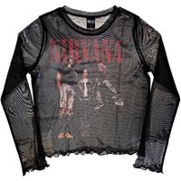 nirvana camiseta manga larga in utero para mujer