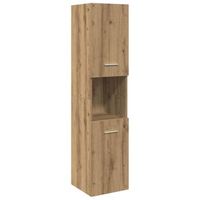 armario pared bano  mueble de bano madera ingenieria roble artisian 30x30x130cm