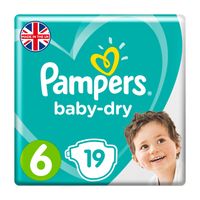 pampers baby-dry size 6 nappies