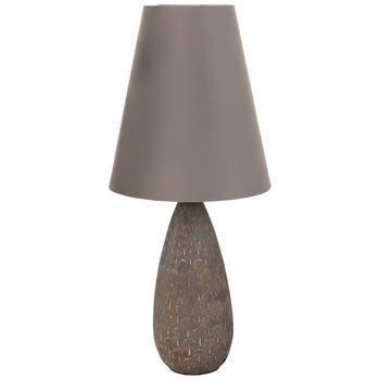 Lámpara De Mesa De Poliresina Dorada