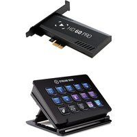 elgato hd60 pro pcie game capture card  stream deck bundle